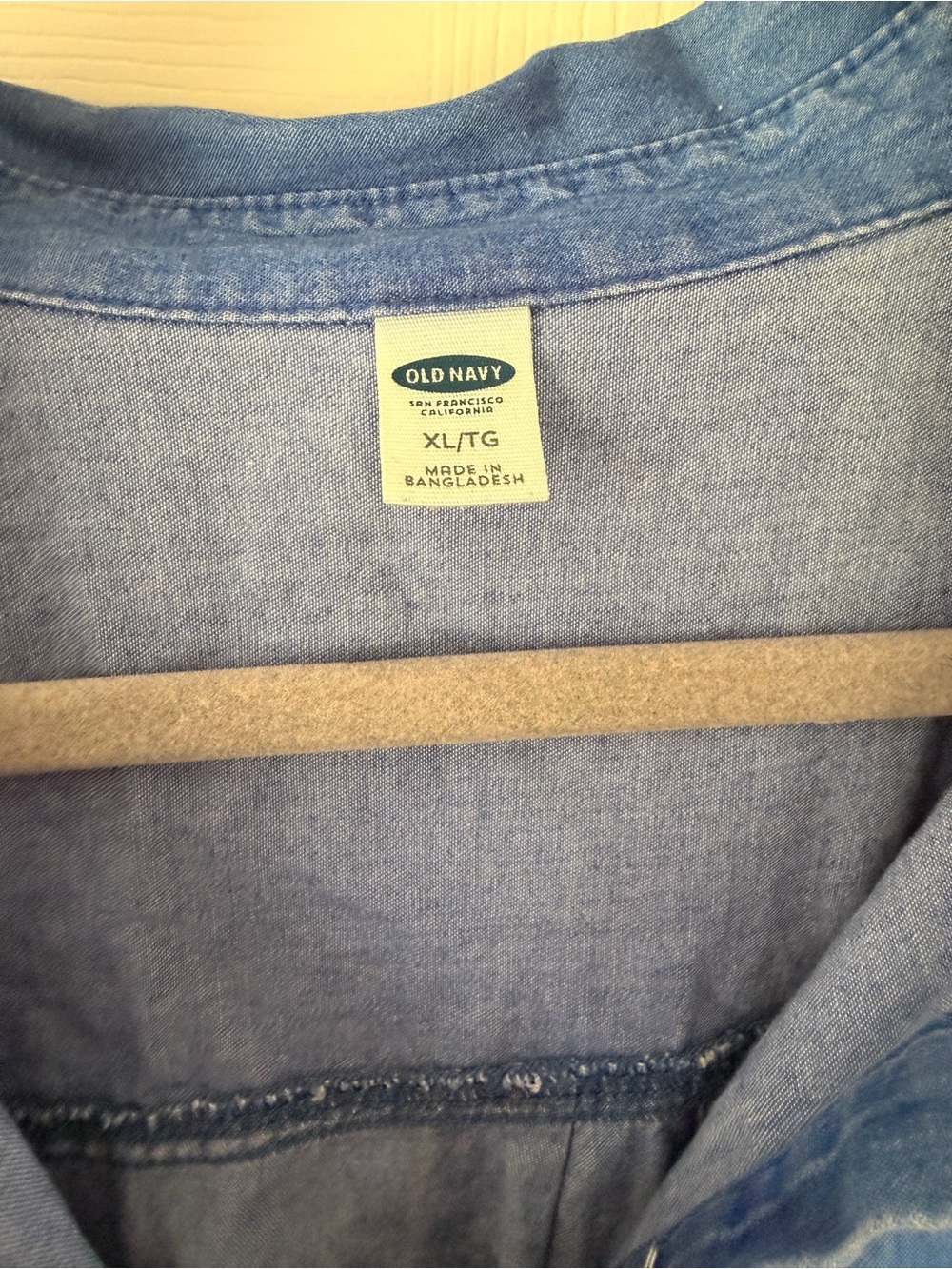 Old Navy Light Blue Denim Tunic - Picture 2 of 3